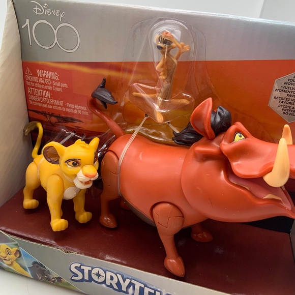 Disney 100 Storytellers Lion King Hakuna Matata Pack Action Figure Set Mattel - Picture 7 of 12
